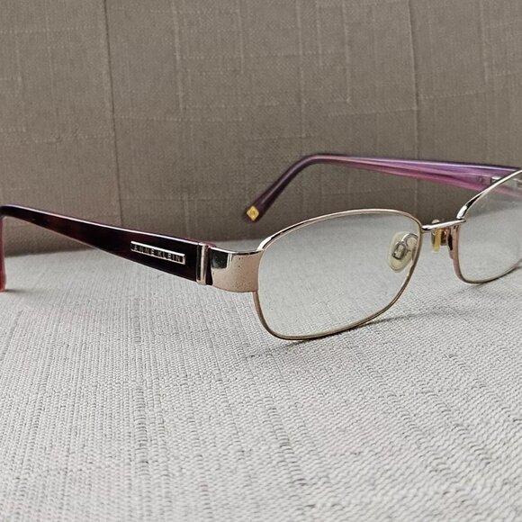 Anne Klein Women Glasses/Eyeglasses Gold Tone Full Rim Eye Wear Frame - Picture 2 of 12